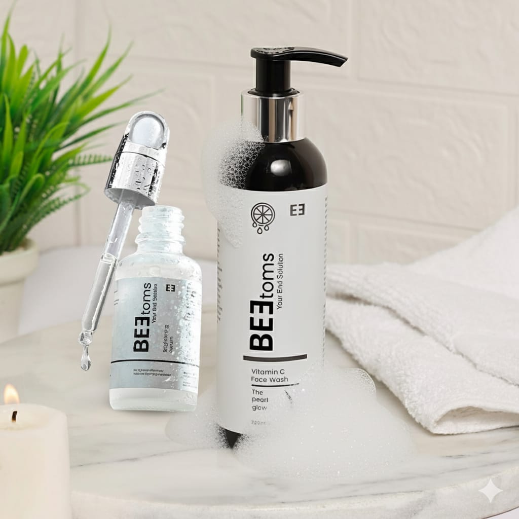 Vitamin C facewash + Brightening serum