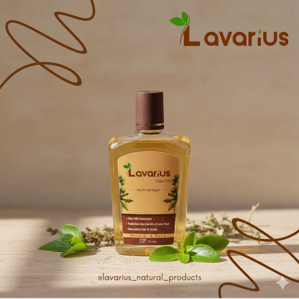 LAVARIUS NATURAL HAIR OIL BY BEETOMS